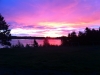 Sunset over Lake Ainslie